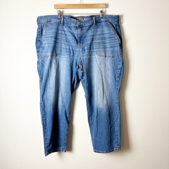 TORRID • Women’s Perfect Boyfriend Ankle Vintage Stretch Mid Rise Jeans Sz 26R - Picture 1 of 6